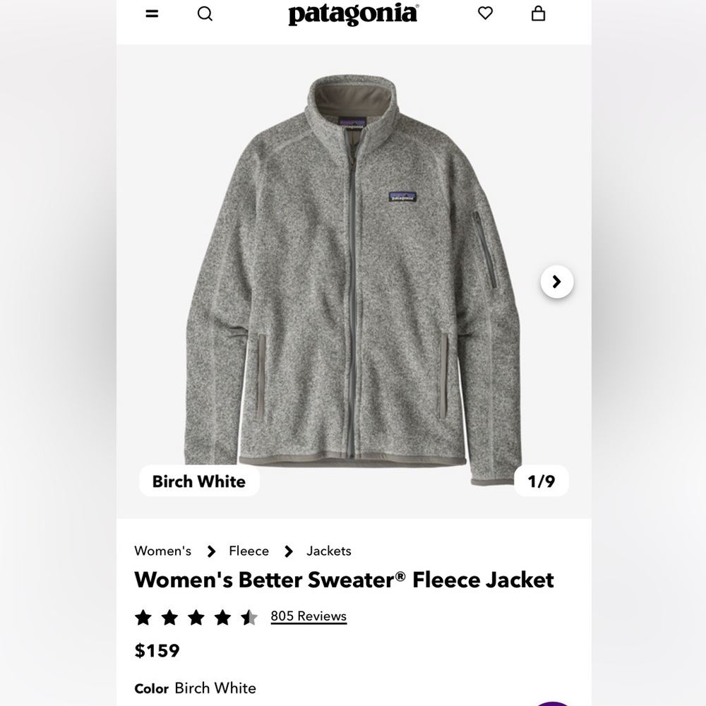 Woman’s Better Sweater fleece - Patagonia